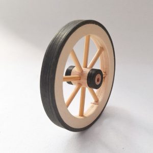 ROUE BOIS 45 MM DOUBLE CERCLES