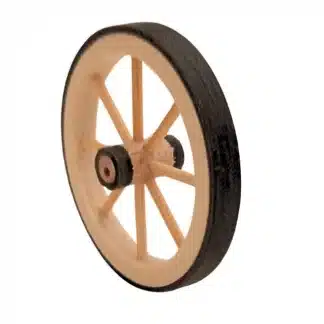 Roue De Charrette Pour Crèche En Bois - Diamètre 9cm, Accessoire Miniature Pour Bricolage De Décoration De Noël
